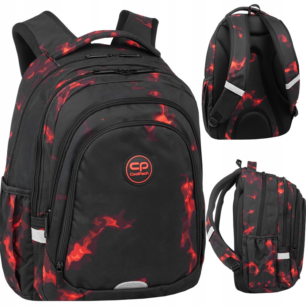 Štýlový školský batoh Drafter 3 Ashh Coolpack s kvetinovými motívmi